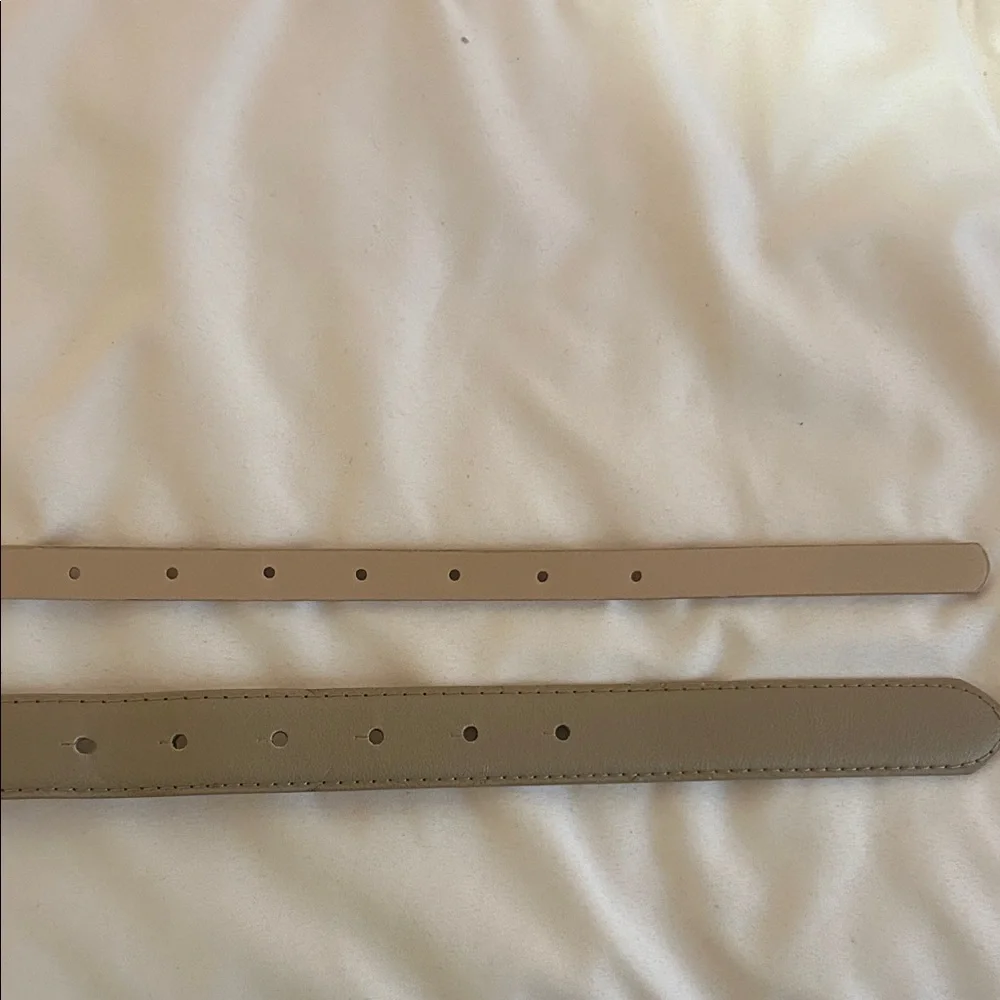 Ardene Tan Belt Set with Gold Rings - Picture 4 of 5